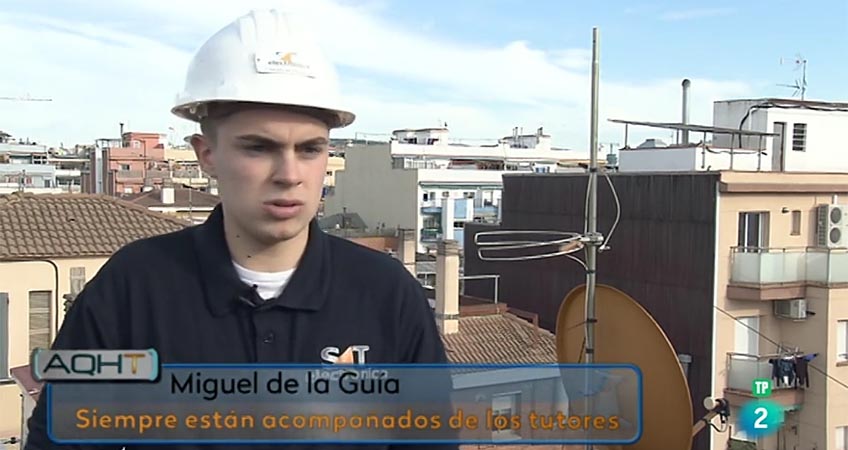 TVE visita el taller de telecos 