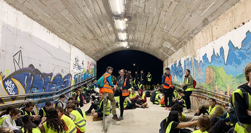 Pujada a peu a Montserrat