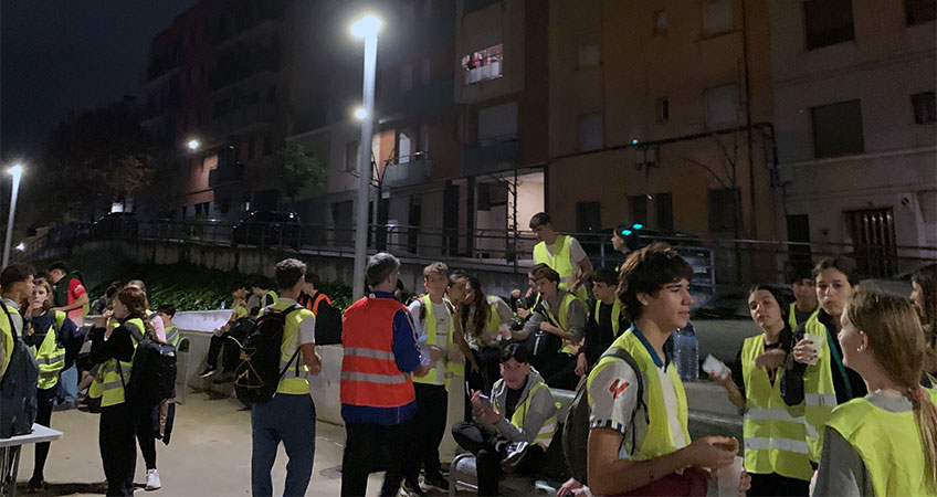 Pujada a peu a Montserrat