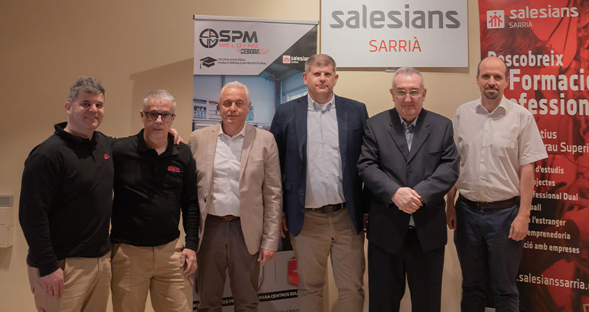 Acte d’inauguració de la nova aula de soldadura