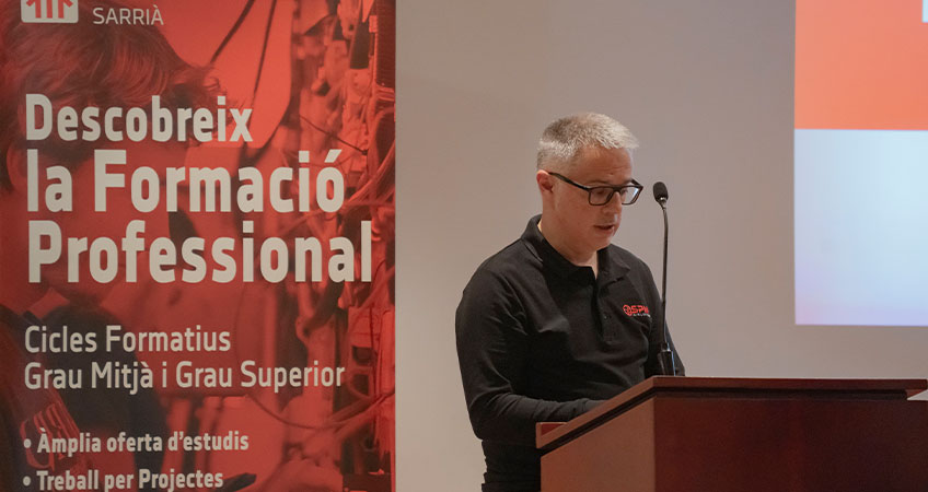 Acte d’inauguració de la nova aula de soldadura
