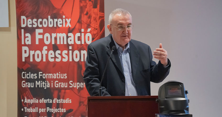 Acte d’inauguració de la nova aula de soldadura