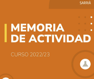 Memoria de actividad - Salesians Sarrià